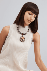 Lapis Collier - Black Ivory Orange
